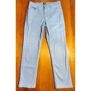 Lee Jeans Women‎ Gray Straight Leg Pants 12M
